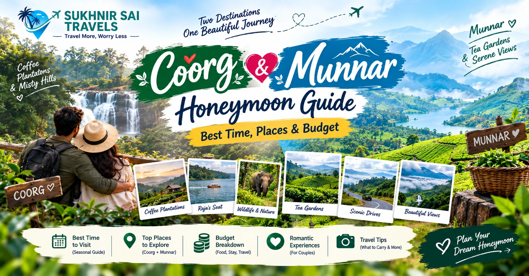 Coorg & Munnar Honeymoon Guide
